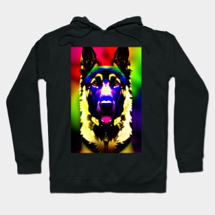 Multicolored German Shepard Hoodie